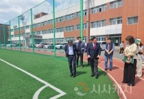 송인석 대전시의원, 지역구 학교시설 현장점검