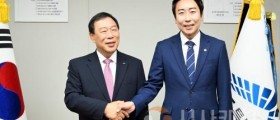 임채성 의장, 최민호 시장 만나 행정수도 세종 완성 협력 강화