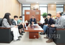 아산시의회, 거산초등학교 학생들과 시민제안서 전달 및 면담