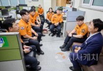 오세현 아산시장, 경찰서, 소방서 소속기관 4곳 방문 격려