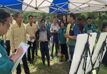 아산시, 집중호우 피해 임가 현장 복구 추진