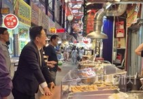 이장우 대전시장, 전통시장 폭염 대응 점검…상인 격려