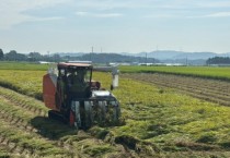 천안시, 성남면 올해 첫 벼베기