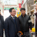 김석필 천안시장 권한대행, 설 앞두고 전통시장 민생행보
