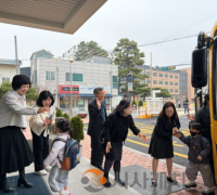 아산교육지원청, 어린이통학버스 현장 점검 실시