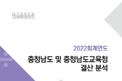 충남도의회, 2022회계연도 재정운용 결산분석 보고서 발간