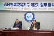 충남교육청, 보령시와 ‘충남행복교육지구 2기’ 업무협약