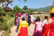 아산시, KF 외교관 한국언어문화연수생…외암민속마을 시그니쳐 한복 체험